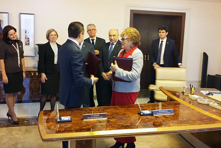 Подписание соглашения Татарстан-РАО 1