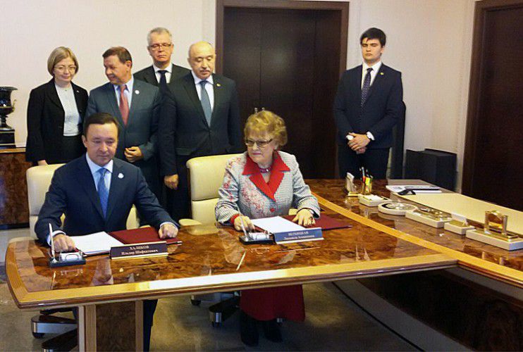 Подписание соглашения Татарстан-РАО 2